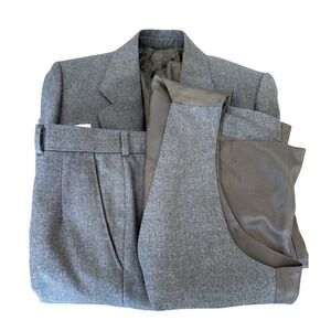 Nino Cerruti Paris - Diffusion pure virgin wool 3 piece suit brown like new 41